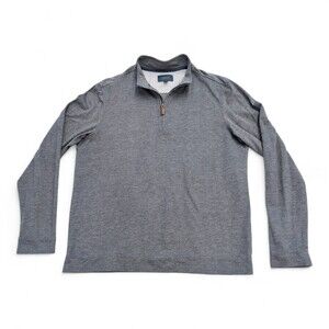 Fairlane Men's Heather Grey Performance Quarter-Zip L